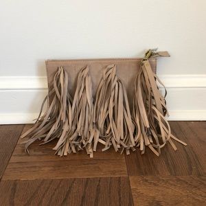 Cynthia Vincent Leather Clutch